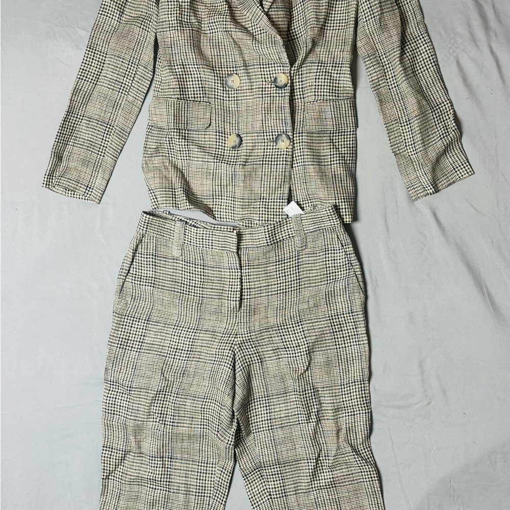 Massimo Dutti Checkered Women's Pantsuit